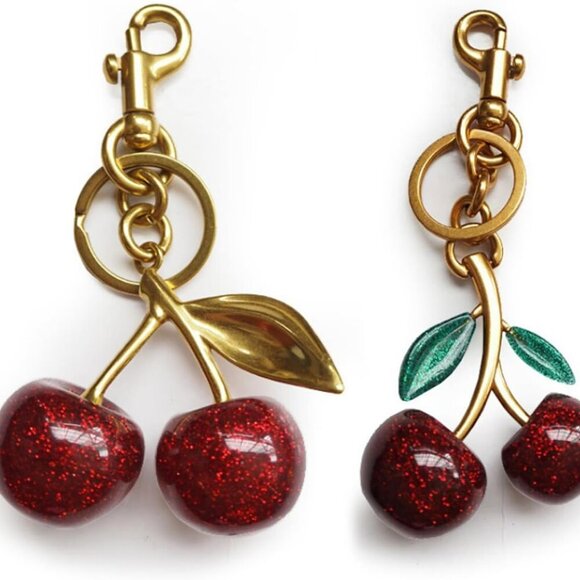 Accessories - Versatile Cherry Bag Charm – Sparkling Imitation Pearl Gift for Stylish Women